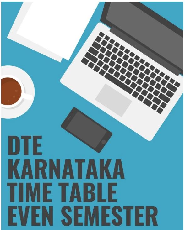 DTE Karnataka Diploma Time Table