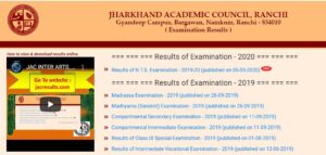 JAC 8th Class Result 2020 date jac jharkhand gov in