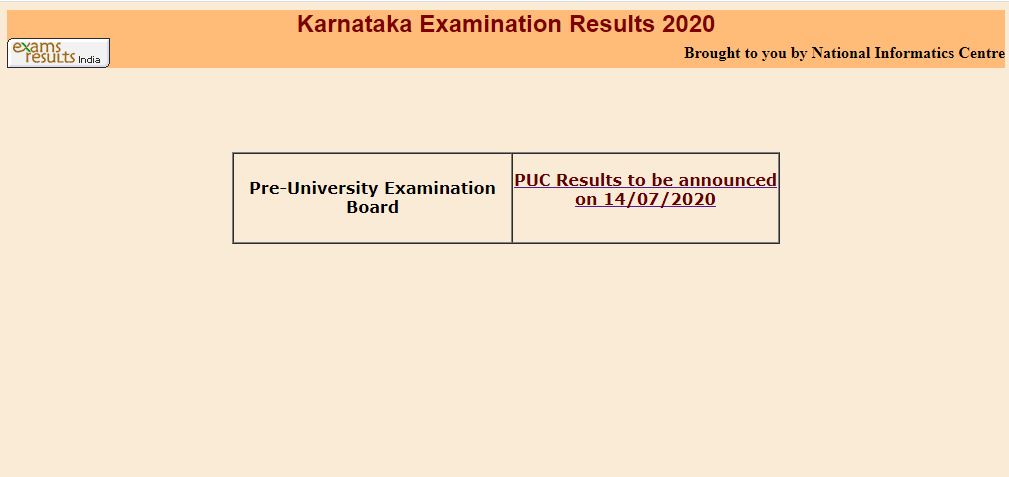  check the Karnataka 2nd Year PUC Results 2020