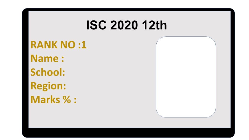 ISC 2020 12th Topper Rank No 1 Photo