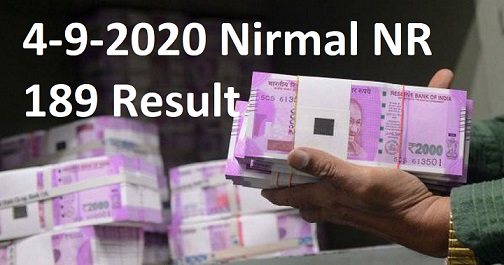 4-9-2020 Nirmal NR 189 Result 
4/9/2020 kerala lottery result from bakery junction