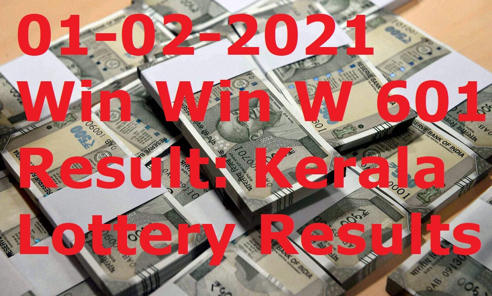01-02-2021 Win Win W 601 Result: Kerala Lottery Results