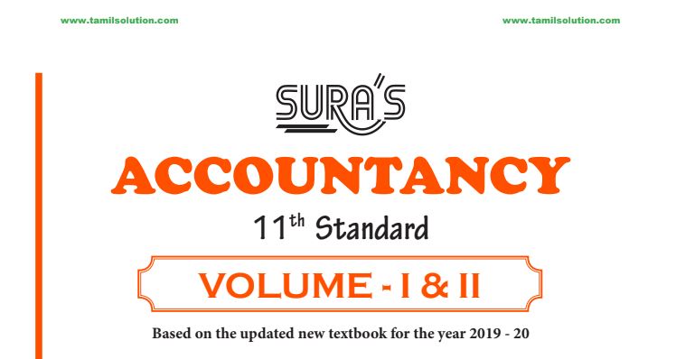 11th Accountancy sura guide pdf Free Download