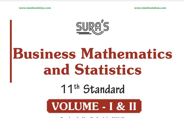 11th business maths solution book pdf download 2019