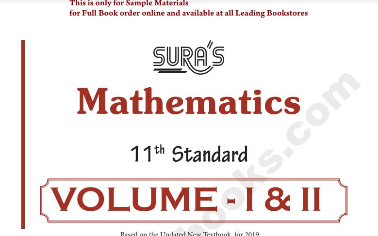 11th maths sura guide pdf free download
