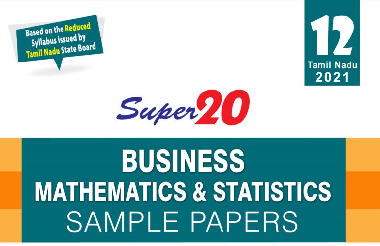 12th Business Maths & Stastics Super 20 Sample Paper Class 12 PDF download