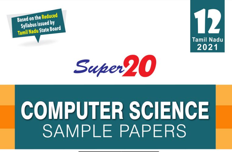 12th Computer Science Super 20 Sample Paper Class 12 PDF download