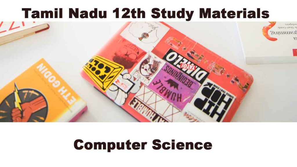 12th Computer Science Tamil Medium reduced syllabus study material