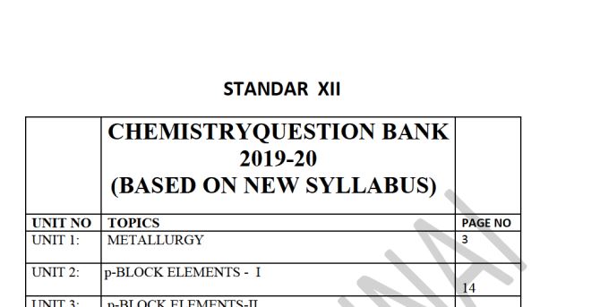 12th chemistry question bank ceo pdf