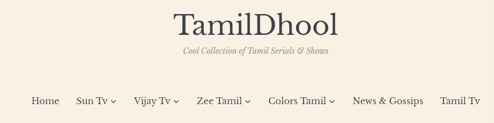 Page tamildhool serial vijay tv TamilDhool
