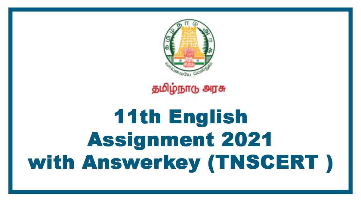 11th english assignment answers unit 2
