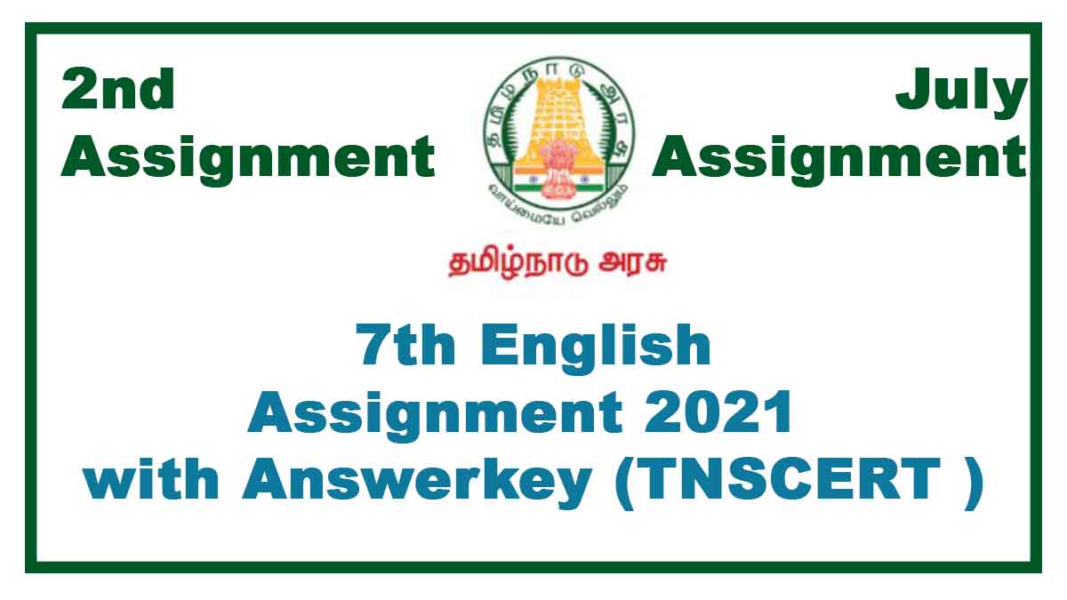 7th english assignment answers 2021 pdf