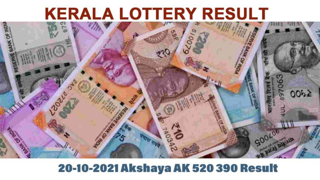 20-10-2021 Akshaya AK 520 390 Result
