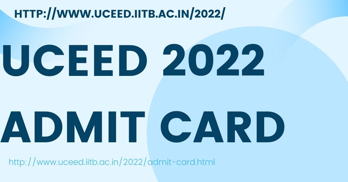 UCEED 2022 Admit Card