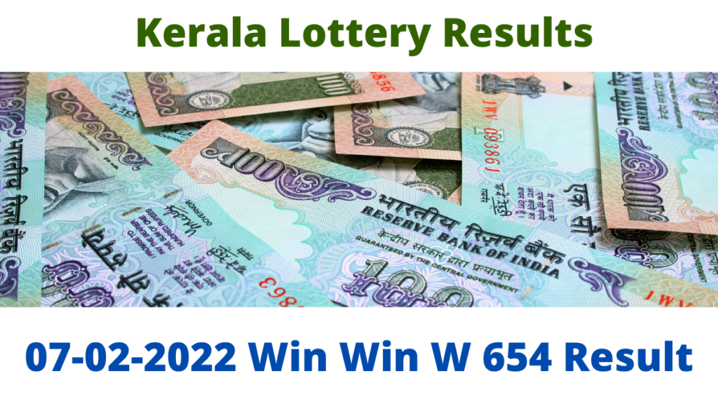 07-02-2022 Win Win W 654 Result Kerala Lottery Results