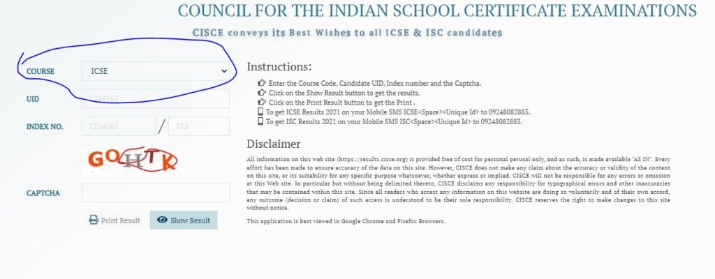Council for the Indian School Certificate Examinations Result 2022