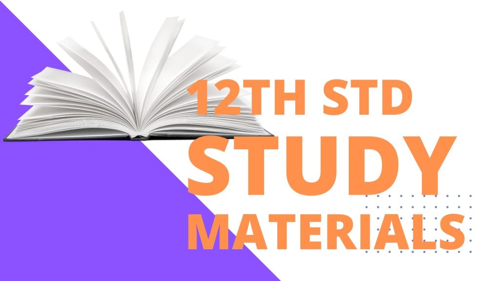 12th Std study materials