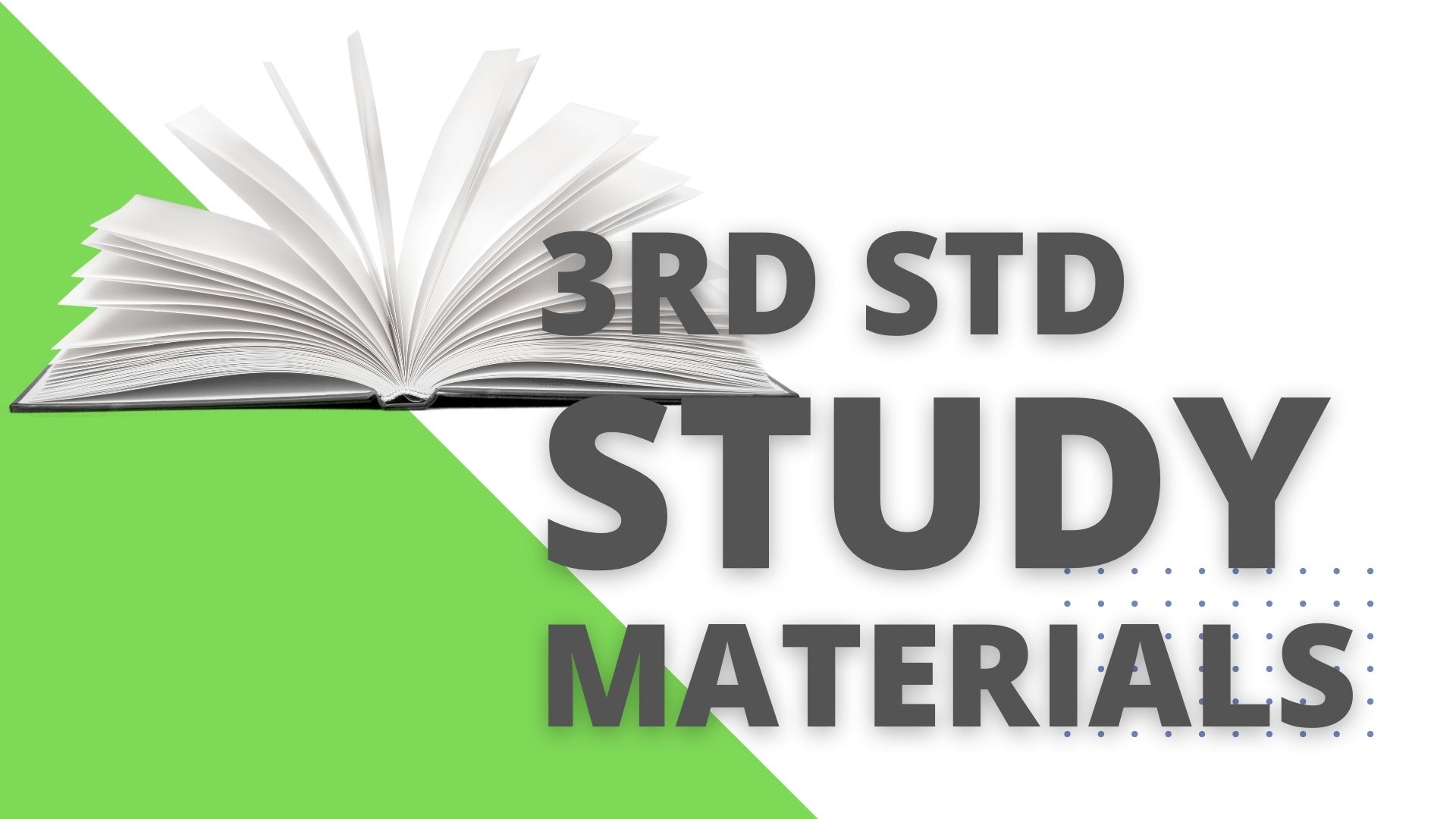3rd std Study Materials-2022 Study Materials