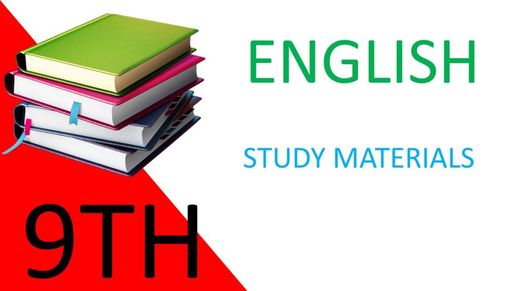 9th English Study Materials 2022